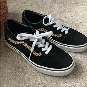 black VANS sneakers